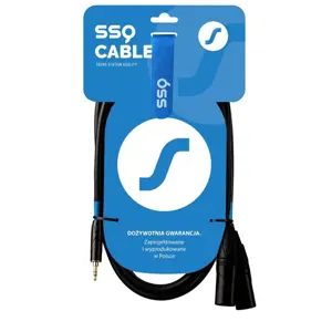SSQ MIXLR3 - Cable Jack Stereo 3,5 mm - 2x XLR 3 m