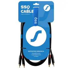 SSQ RCARCA2 SS-1432 Cable 2x RCA - 2x RCA 2 m Black