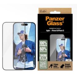 Staklo zaštitno PANZERGLASS za IPHONE 16 Plus /15 Plus Ultra wide fit