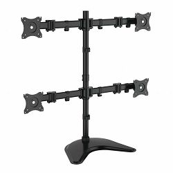 Stolni stalak za monitor SBOX LCD-F048 (13-32", nagib ± 45°, okret 180°, 4 monitora)