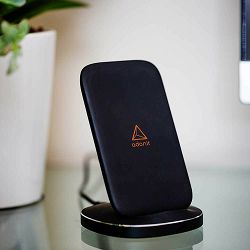 Bežični punjač sa stalkom ADONIT charging stand, DC 5V/2A, 9V/1.67A - crni