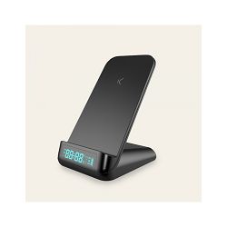 Stalak za punjenje wireless KSIX + budilica crni