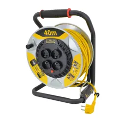 STANLEY-REEL EXTENSION CABLE 40m 3x1.5mm 16A IP20