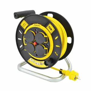 STANLEY REEL EXTENSION CORD 15m 3x1.5mm 16A IP20