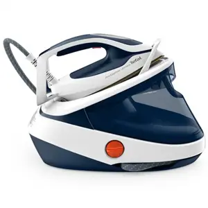 Steam Station Pro Express | GV9712E0 | 3000 W | 1.2 L | 7.7 bar | Auto power off | Vertical steam function | Calc-clean function | White/Blue