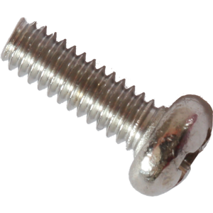 Steel bolt M2 6 mm, 100 pcs.