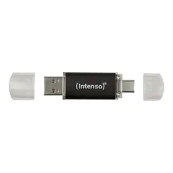 Stick Intenso 128GB USB-A + USB-C black