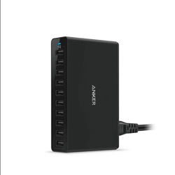 Stolni Adapter/punjač ANKER PowerPort 10, 10×USB(A) 60W, PowerIQ, VoltageBoost