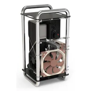 Streacom DA6 XL Vertical Open Frame ITX Case