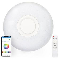 Stropna svjetiljka KSIX RGB s Bluetooth zvučnikom 30W 