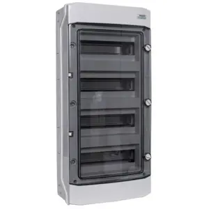 Surface-mounted installation enclosure, plastic, IP65, 4th row, 12 modules, 1500V DC