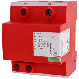 Surge arrester DC DEHNcombo YPV for PV systems up to 1200V 4P type I+II