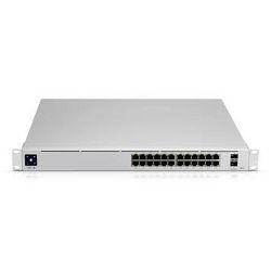 Switch UBIQUITI USW-24-POE Gigabit Layer 2 s dvadeset i četiri Gigabit Ethernet porta uključujući šesnaest auto-sensing 802.3at PoE+ portova i dva SFP porta