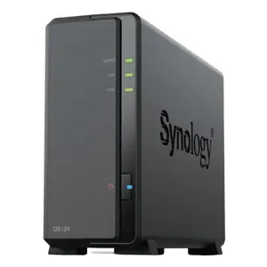 Synology DiskStation DS124 NAS Data Server LAN Black RTD1619B