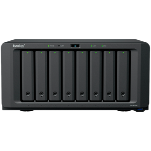 Synology DiskStation DS1825+, Tower, 8-BAY 3.5 SATA HDD/SSD,  2xM.2 2280 NVMe SSD, CPU AMD Ryzen Quad-Core 2.2 GHz, 8GB DDR4, 2xRJ-45 2.5GbE LAN Port, 3xUSB 3.2, 2 x USB-C expansion ports (Expandabl