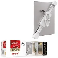 Tablet holder 7-14" swivel wall with lock
