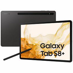 Tablet SAMSUNG Galaxy Tab S8+ (12.4", 8GB/128GB, WiFi, Android 12, sivi) - SM-X800NZAAEUE