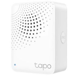 Tapo Smart IoT Hub with Chime, 2.4GHz Wi-Fi Networking, 868MHz for Devices, Plug-in, Remote Control with Tapo App, 90dB Adjustable Audio Alarm, 19 Ringtones, up to 64 Devices, Sleep Mode, Mute button,
