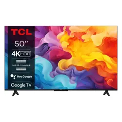 TV TCL LED 50V6B Google TV (127 cm, 4K Ultra HD, PPI 2400, HDR10, Smart TV, DVB-T2/C/S2)