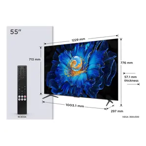 TCL C6KS 55C6KS TV 139.7 cm (55") 4K Ultra HD Smart TV Wi-Fi Metallic