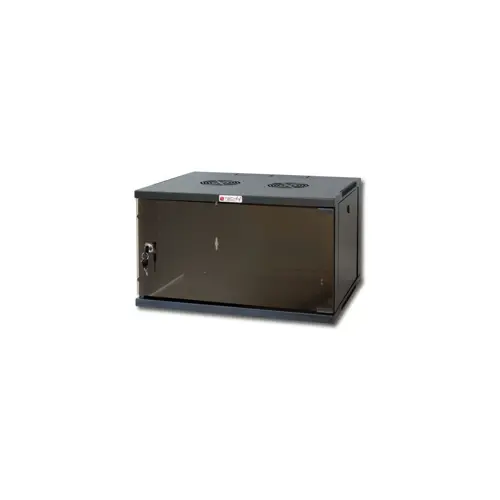 Techly 19" Wall Network Rack 9U Depth 600 Black Assembled I-CASE ER-1009B60
