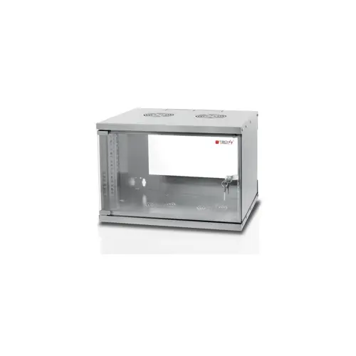 Techly Wall Rack Cabinet 19" 9U prof. 320 Grey Assembled