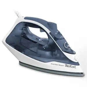 TEFAL FV2837E0 | Steam Iron | 2400 W | Water tank capacity 150 ml | Continuous steam 35 g/min | Blue/White