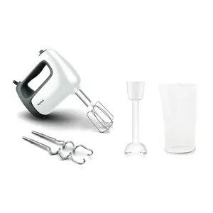 Tefal Prep'Mix+ HT4611 Hand mixer 500 W White