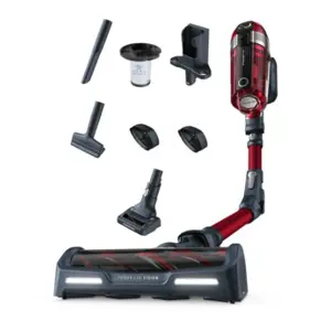 Tefal TY9879WO stick vacuum/electric broom Bagless 0.9 L Black, Red