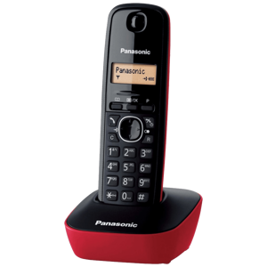Telefon PANASONIC KX-TG1611FXR crveni