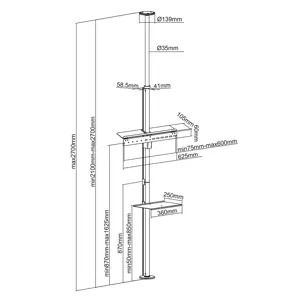 telescopic-tv-holder-ceiling-and-floor-with-shelf-maclean-mc-34561-tvamcnuch0079-ac.webp