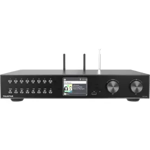 Telestar 5700500 audio tuner Home Black