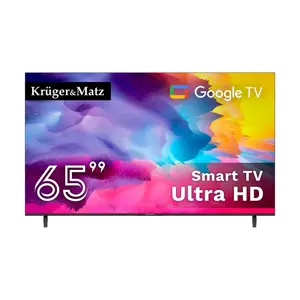 Telewizor Kruger&Matz 65" UHD Google TV 5.0  DVB-T2/T/C  H.265  HEVC
