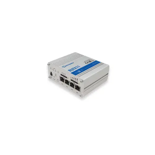 Bežični ruter TELTONIKA RUTX11 (Gigabit Ethernet, Dual-band 2.4 GHz / 5 GHz, 4G, Siva)