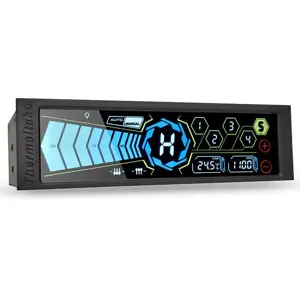 Thermaltake AC-010-B51NAN-A1 fan speed controller 5 channels 14 cm (5.5") Black