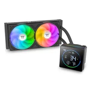 Thermaltake TH240-S V3 ARGB Processor All-in-one liquid cooler 12 cm Black 1 pc(s)