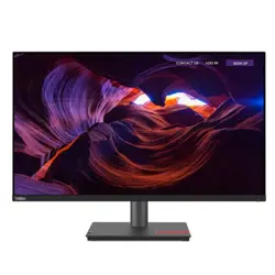 Monitor THINKVISION, P32p-30 (Crna, 4K UHD, 3840 x 2160 piksela, IPS panel, 60 Hz, HDMI, DisplayPort)