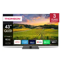 Thomson 43QG5C14 TV 109.2 cm (43") 4K Ultra HD Smart TV Wi-Fi Black