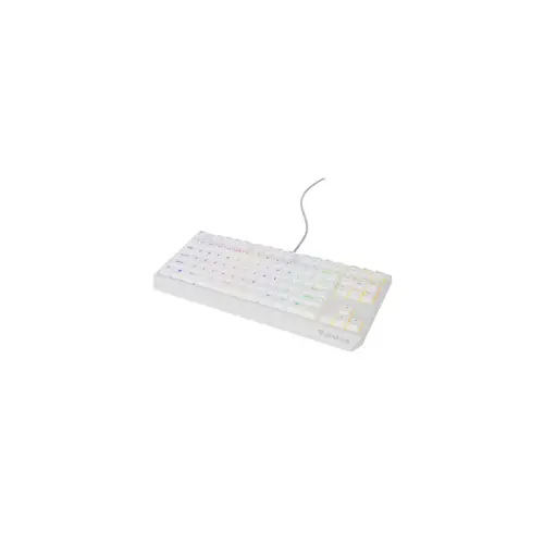 Mehanička igraća tipkovnica GENESIS THOR 230 (žičana, USB Type-A, Outemu Brown, bijela)
