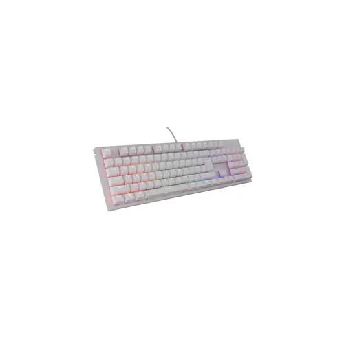 Mehanička igraća tipkovnica GENESIS THOR 303 (žičana, USB Type-A, Outemu Peach Silent, bijela)