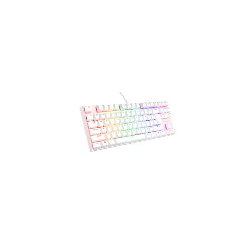 Mehanička igraća tipkovnica THOR 303 (Bijela, Žičana, USB Tip-A, Outemu Peach Silent)