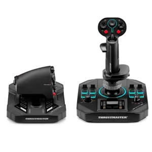 Thrustmaster Sol-R 4 HOTAS Black USB Joystick + engine control lever Analogue / Digital PC