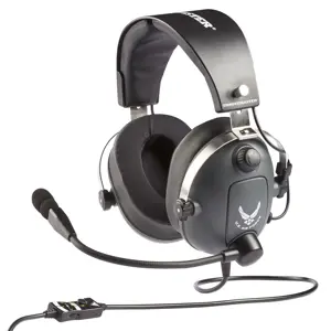 Thrustmaster T.Flight U.S. Air Force Headphones Wired Head-band Aviation/Air traffic control Black, Grey