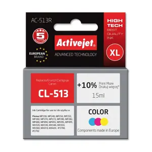 Tinta Activejet AC-513R (zamjena za Canon CL-513, premium, 15 ml) boja