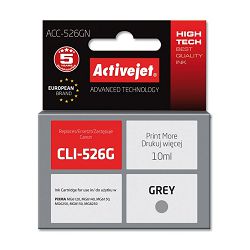 Tinta ACTIVEJET ACC-526GN (zamjena za Canon CLI-526G, Supreme, 10 ml) siva
