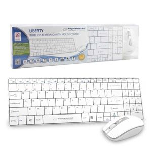 Tipkovnica ESPERANZA EK122W (RF bežična, QWERTY) bijela