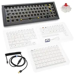 Tipkovnica gaming DUCKY Outlaw 65 Barebone (crna, ISO)