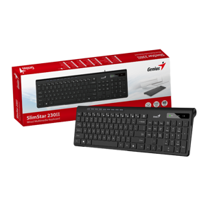 Tipkovnica GENIUS SlimStar 230 II (USB, HR layout, crna)