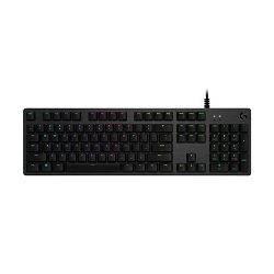Tipkovnica LOGITECH G512 gaming, mehanička, osvjetljena, GX Red, US layout crna