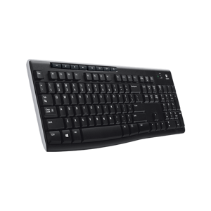 Tipkovnica LOGITECH K270 (bežična, Unifying prijemnik, HR tipkovnica, crna boja)